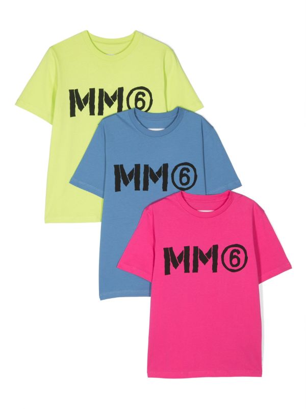 【新品/正規品】MM6 KIDS ロゴプリント Tシャツ