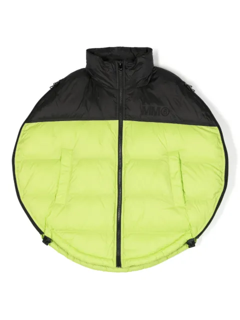 MM6 Maison Margiela Kids embroidered-logo padded gilet