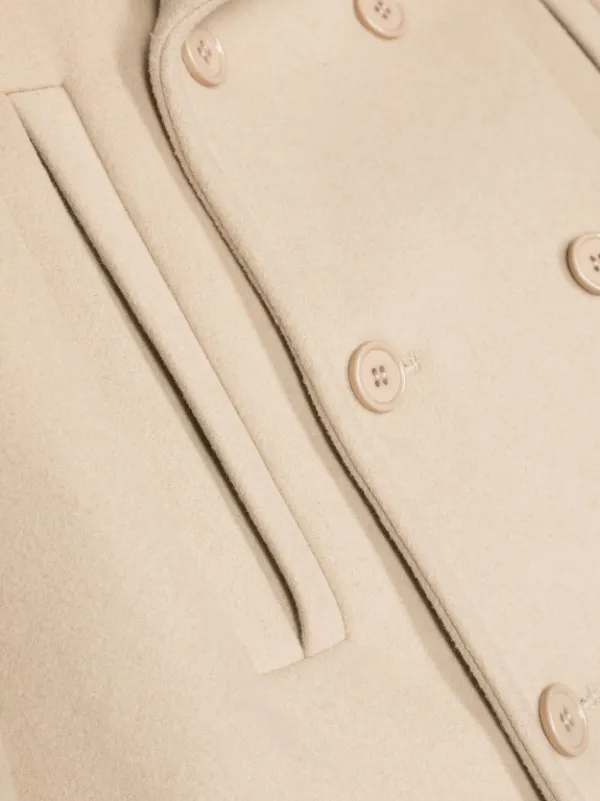 MM6 Maison Margiela ベージュ ピーコート　タグ付き MM6 Maison Margiela Kids ダブルコート | ニュートラル | FARFETCH JP