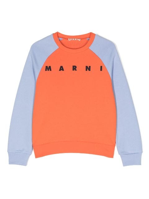 Marni Kids sudadera con diseño color block