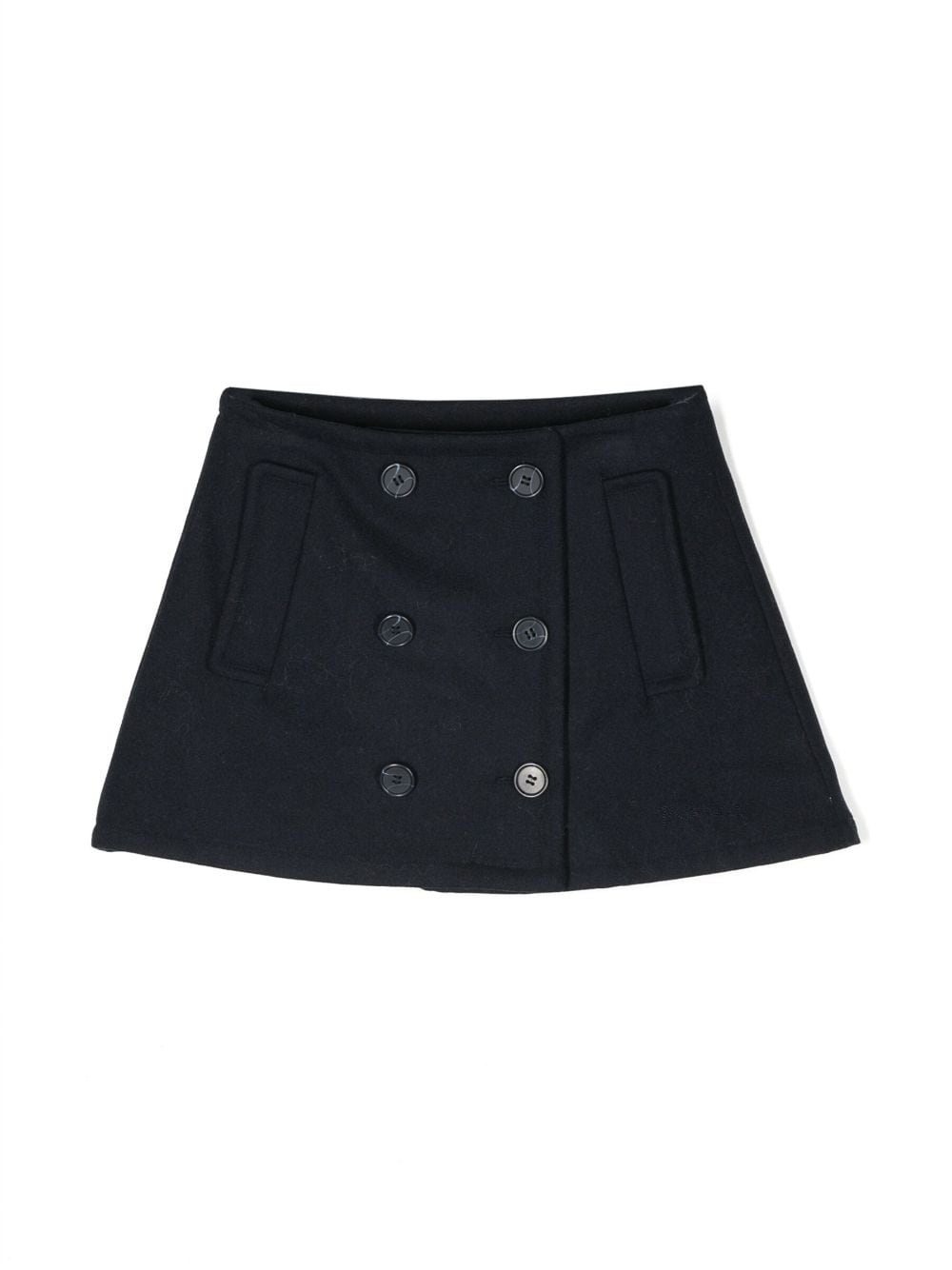 Shop Marni Double-breasted Skirt In Blue