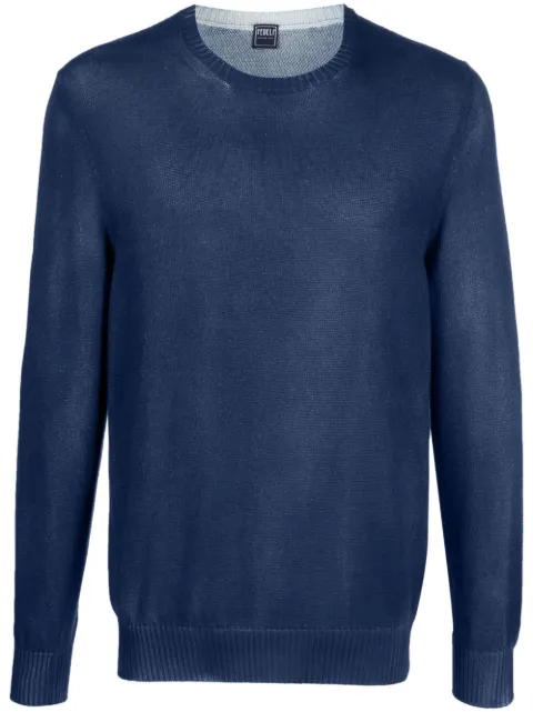 Fedeli crew-neck cotton jumper