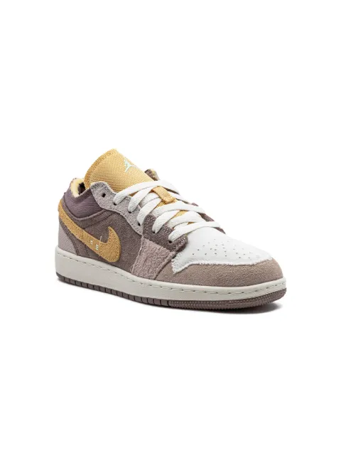 Jordan Kids Jordan 1 Low SE Craft "Taupe Haze" sneakers