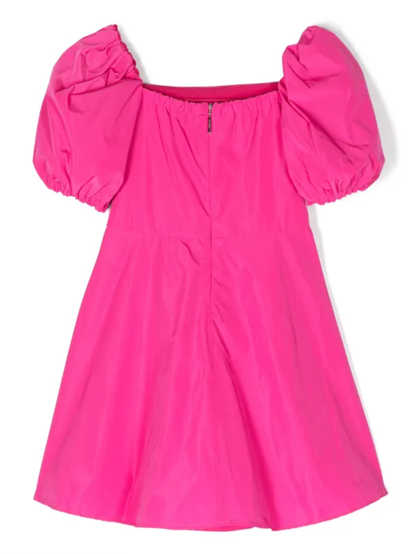 Puff sleeve best sale dress pink