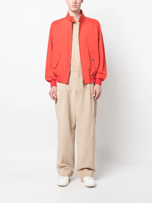 BARACUTA x STUSSY G9 ハリントンジャケット S レッド 別注 BARACUTA x STUSSY G9 ハリントンジャケット S レッド 別注