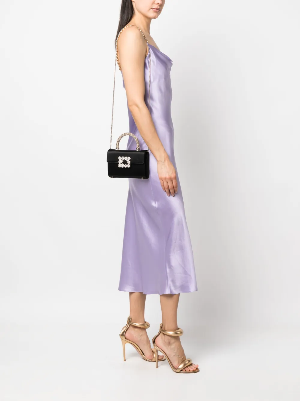 Roger Vivier crystal flower crossbody bag | Image 2