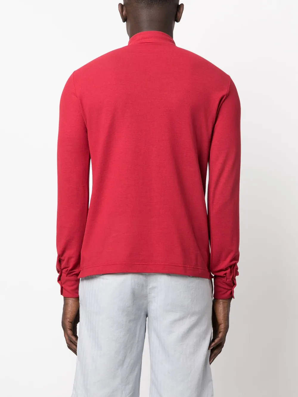 Zanone Katoenen poloshirt Rood