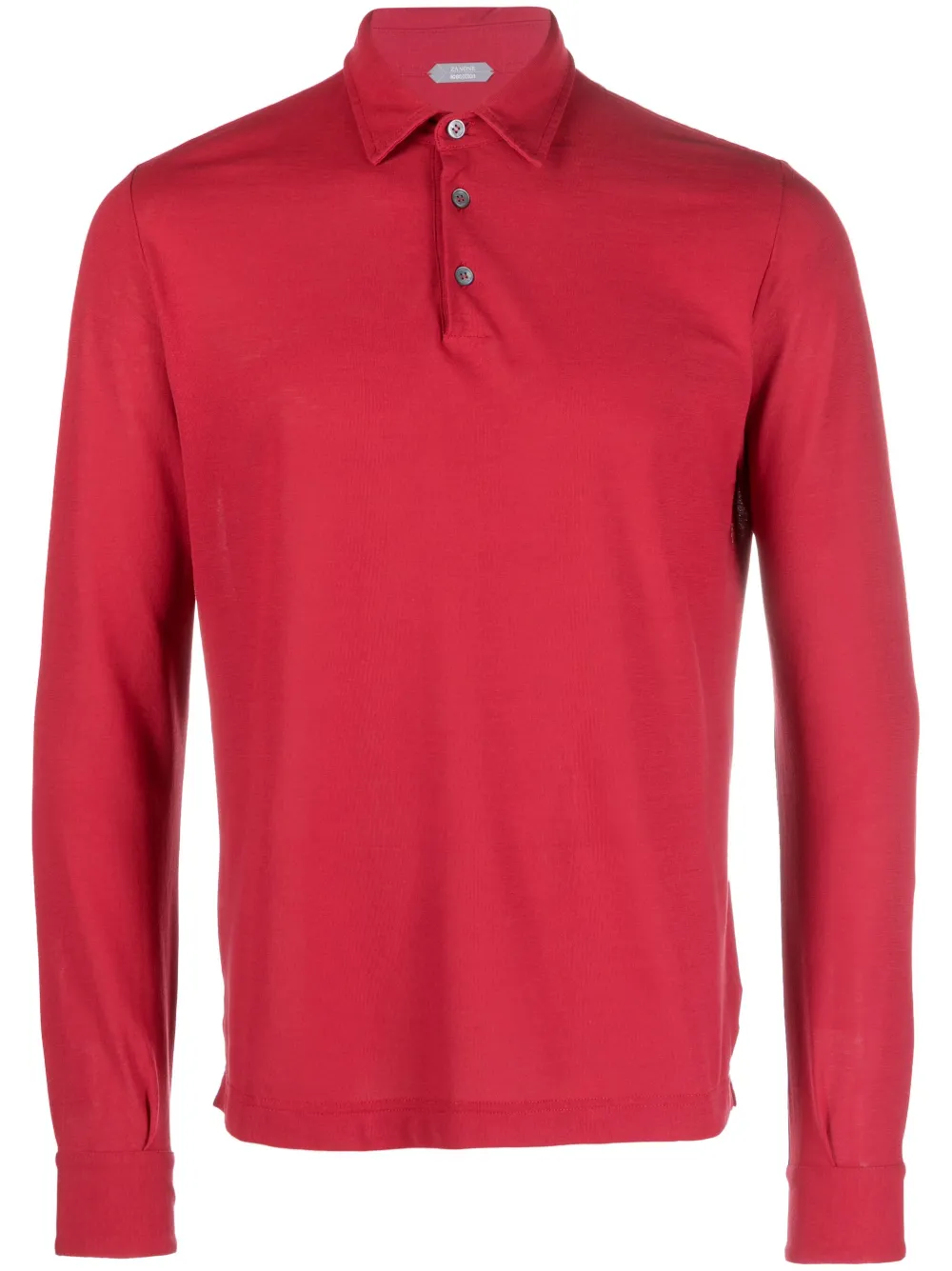 Zanone playera tipo polo manga larga | rojo | Image 1
