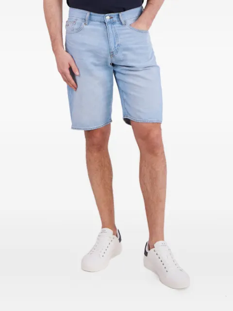 Armani Exchange shorts de mezclilla con parche del logo