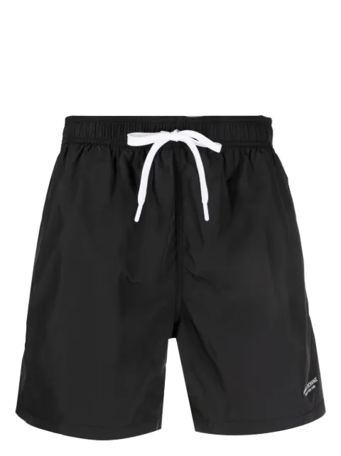 Armani Exchange logo-lettering swim shorts