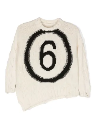 MM6 Maison Margiela Kids ダメージ セーター | ニュートラル