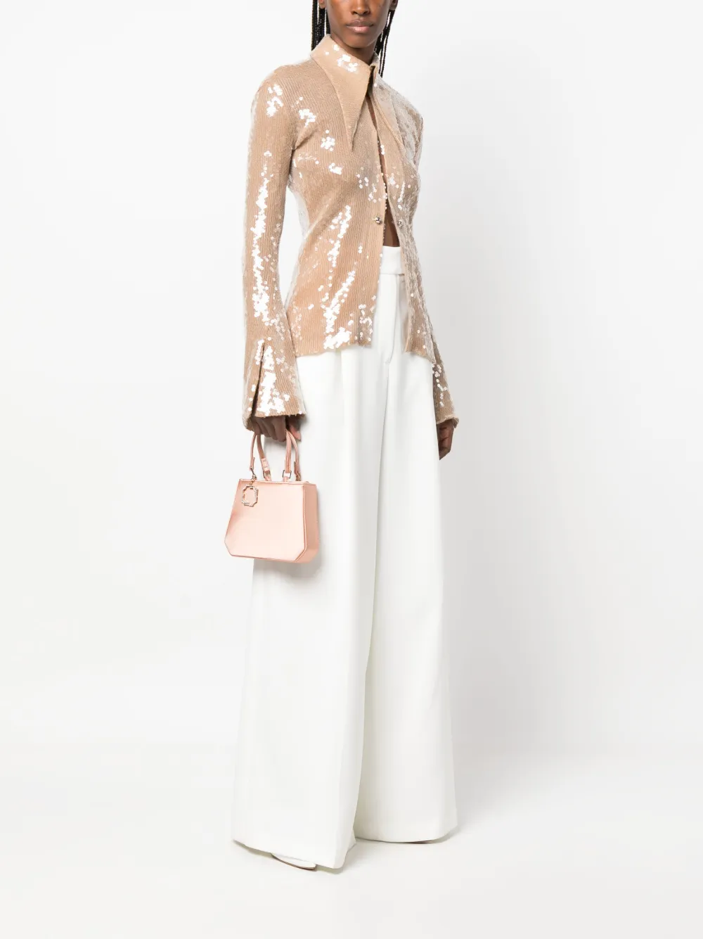 Malone Souliers Shopper met satijnen afwerking - Roze