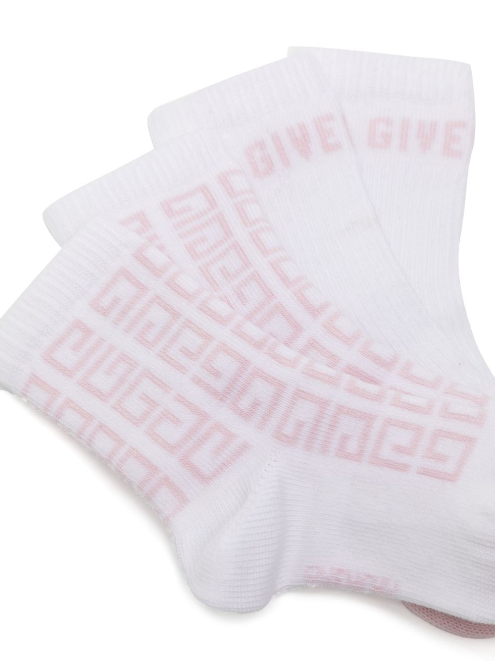 Givenchy Kids T-shirt en shorts met logoprint - Wit
