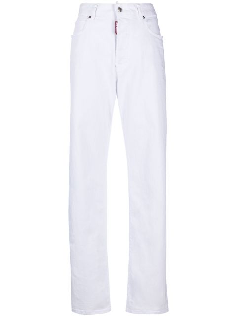 DSQUARED2 White Bull straight-leg jeans Women