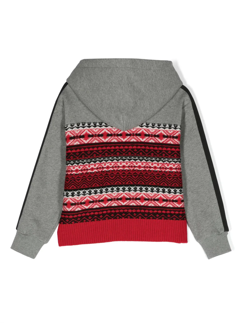 Nº21 Kids Intarsia hoodie - Rood
