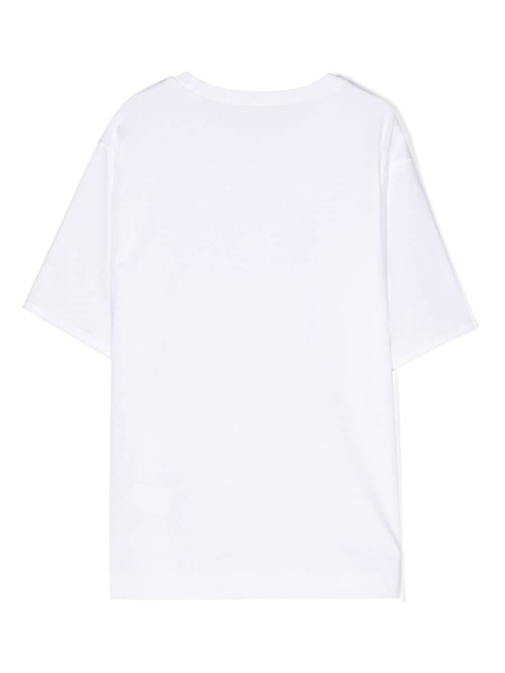 Nº21 Kids T-shirt met logo - Wit