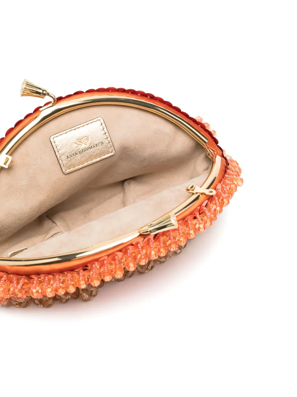 Anya Hindmarch beadembellished Fish Clutch Bag Farfetch