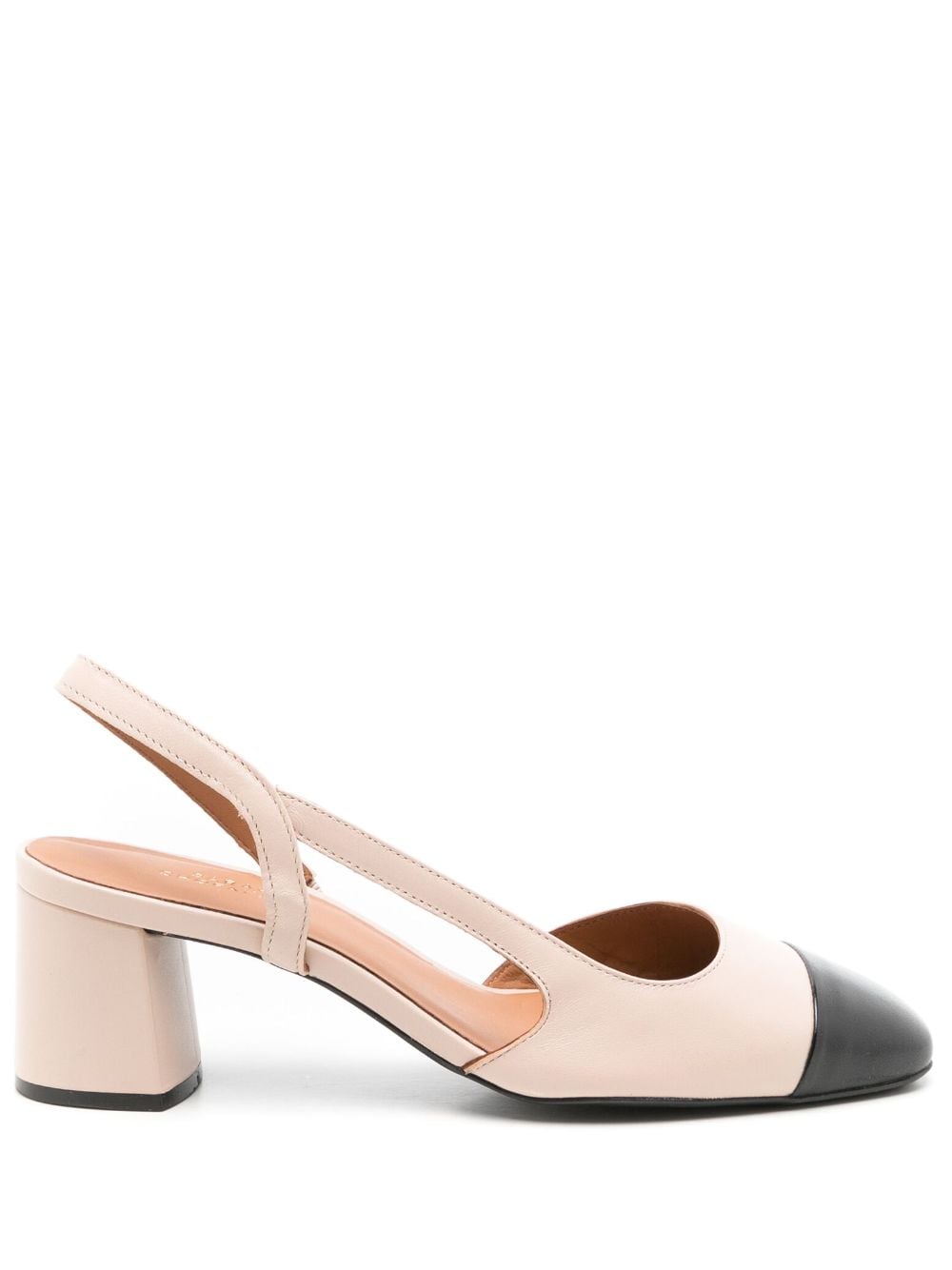 Sarah Chofakian Coucou 65mm Slingback Pumps In Neutrals