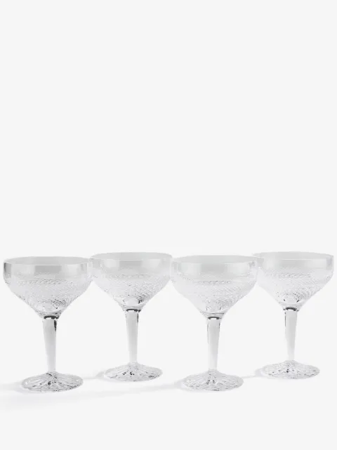 Soho Home Huxley crystal glasses set