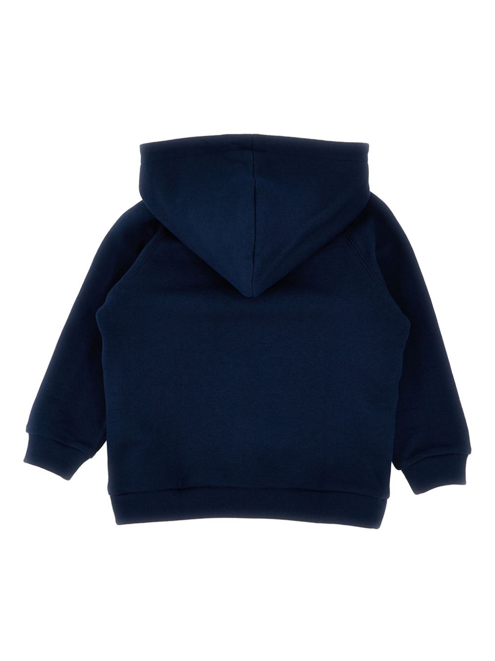 Gucci Kids logo-embroidered zipped hoodie - Blue