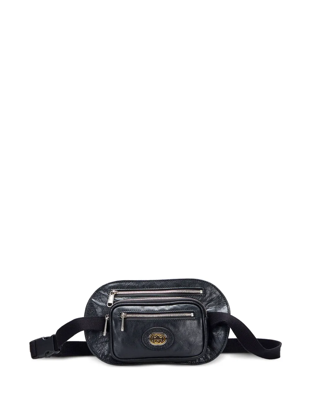 Pre-owned Gucci Morpheus Belt Bag In Black