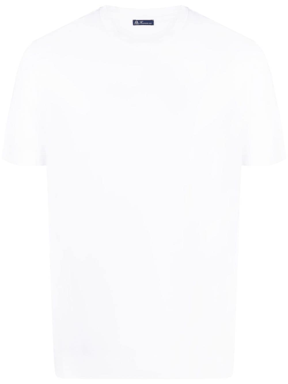 Finamore 1925 Napoli Crew-neck Cotton T-shirt In White
