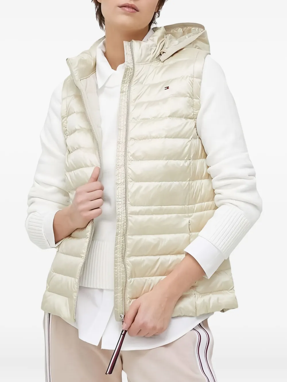  Tommy Hilfiger Zip-up Gilet - Neutrals 