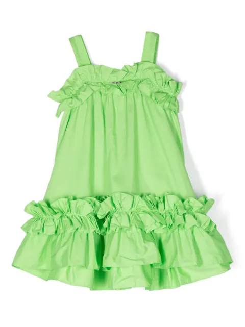 TWINSET Kids ラッフル ノースリーブワンピース