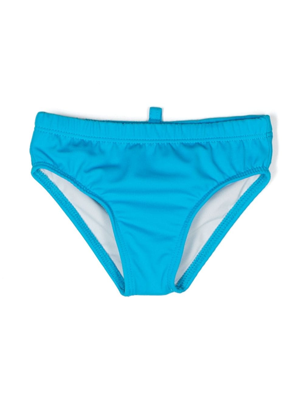 dsquared2 kids slip de bain à logo imprimé - bleu