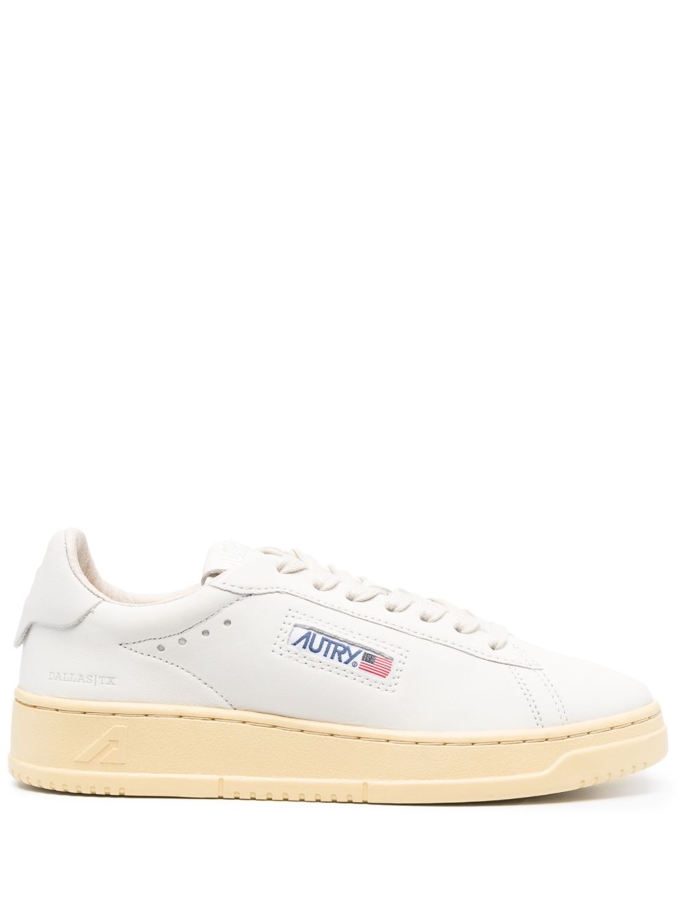 Autry Dallas Low-top Sneakers In Nude