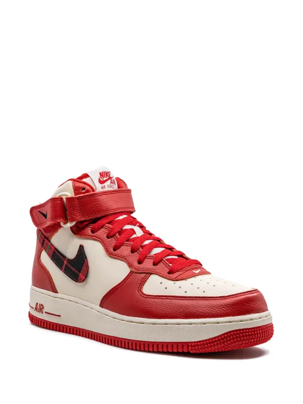 Nike Air Force 1 Mid in Red for Men