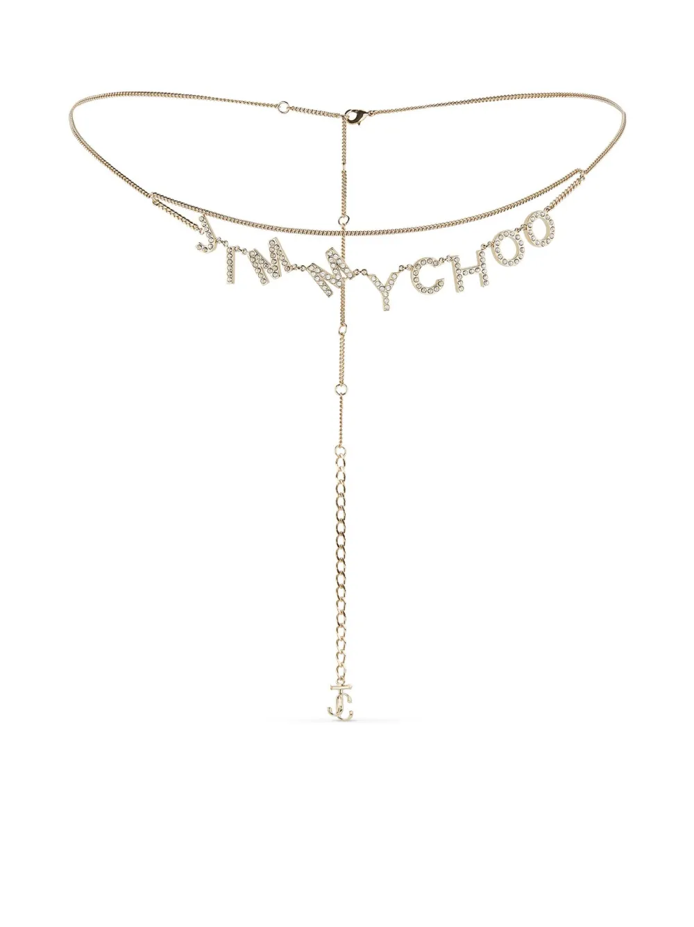 Jimmy Choo Body Chain In Gold