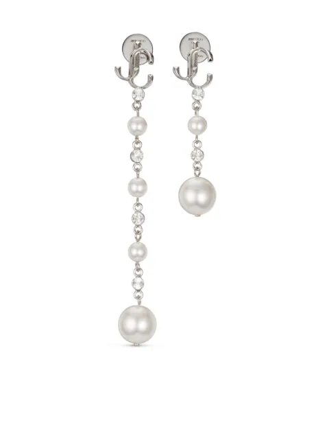 Jimmy Choo pearl-detail drop earrings 