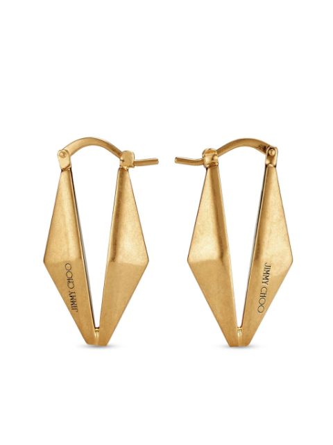 Jimmy Choo engraved-logo earrings Women