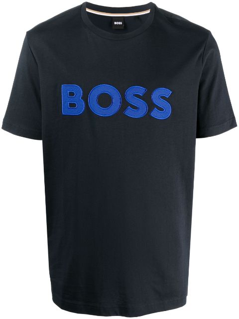 BOSS Camiseta com logo gravado