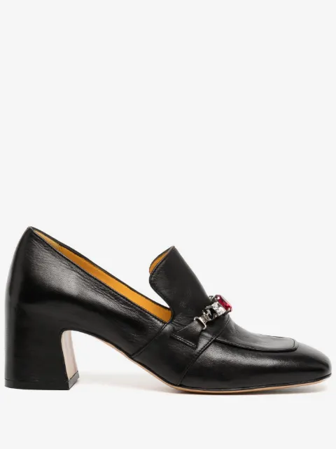 Madison.Maison 55mm crystal-embellished loafers