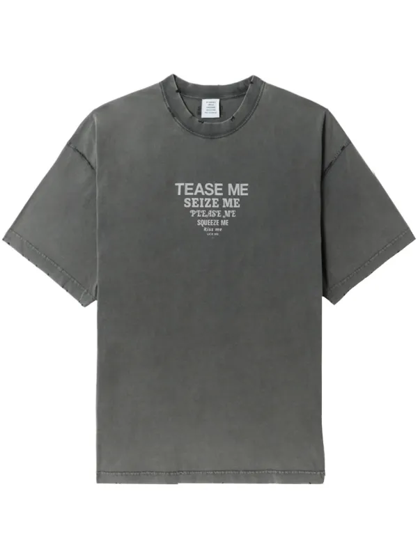 VETEMENTS Tease Me Tシャツ - Farfetch