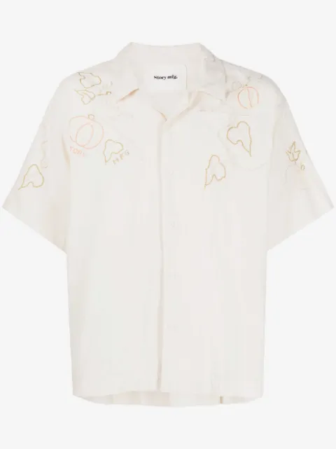 STORY mfg. graphic-print short-sleeved shirt 