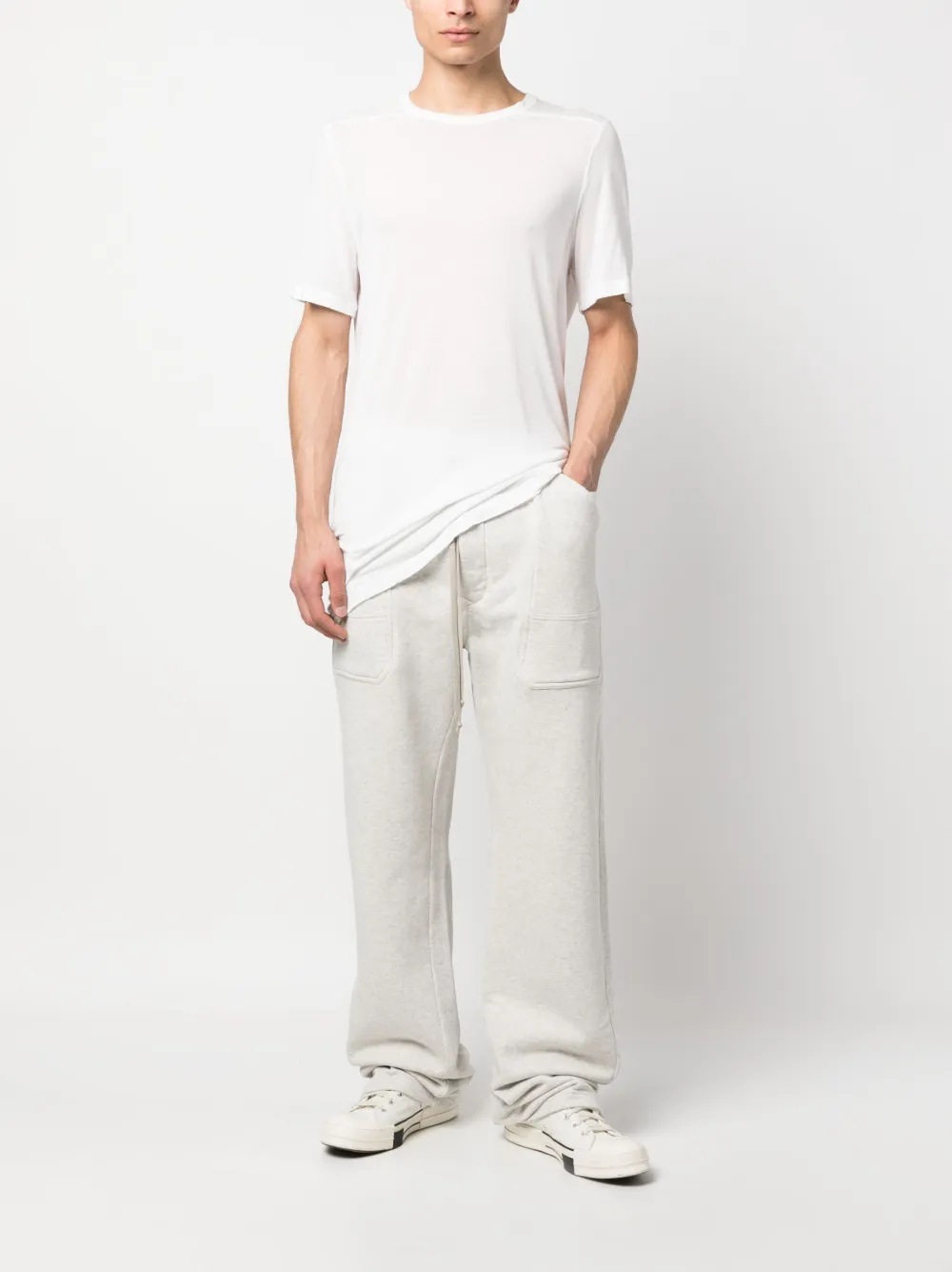 Rick Owens DRKSHDW Katoenen broek - Beige