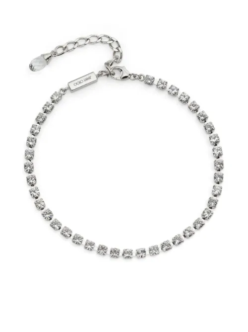 Bracelet de cheville Saeda serti de criqtaux - Jimmy Choo - Modalova
