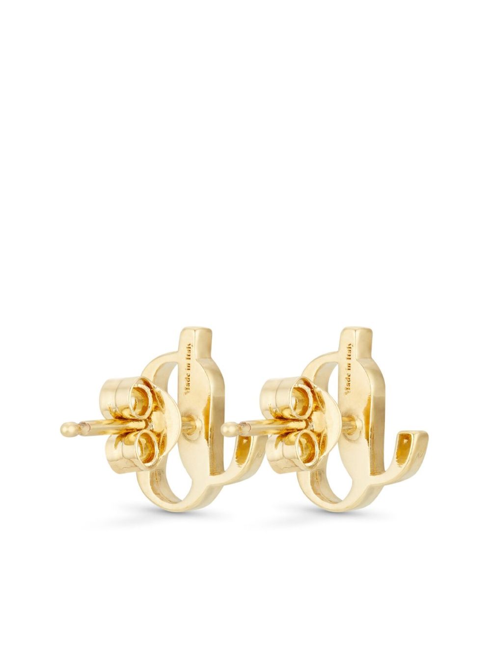 Jimmy Choo logo-lettering stud earrings Women