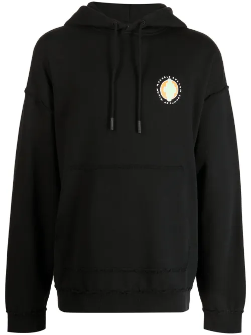 Hoodie en coton à imprimé graphique - Marcelo Burlon County of Milan - Modalova