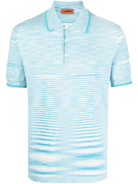 Missoni marl-knit polo shirt	