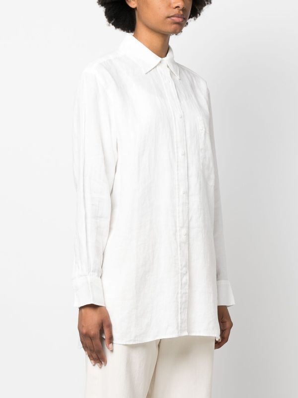 Tommy hilfiger store white linen shirt