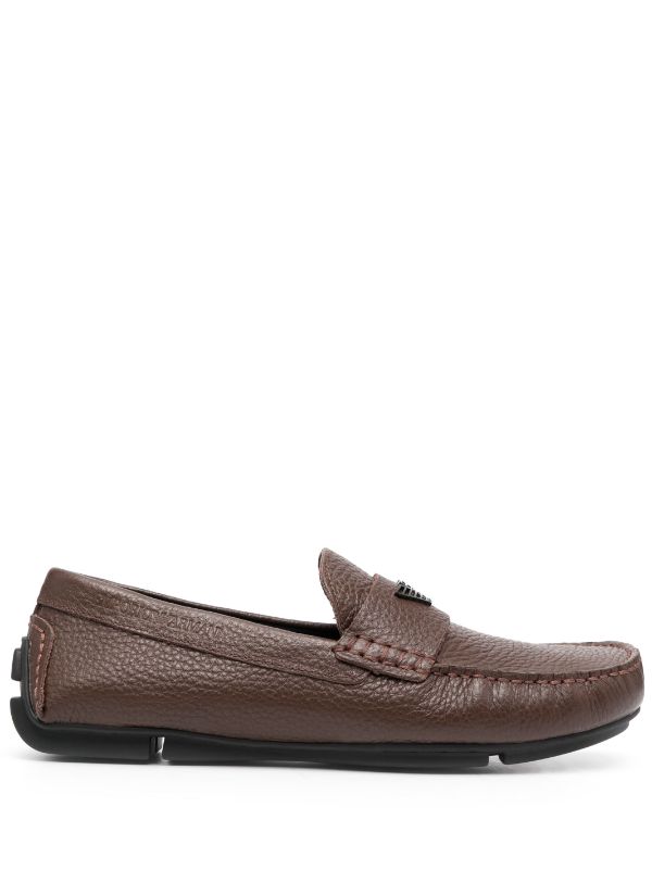 Moccasins armani on sale