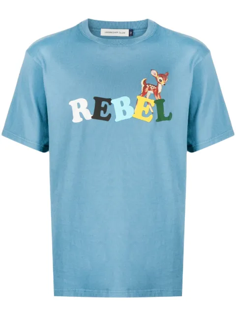 Undercover playera con caricatura estampada