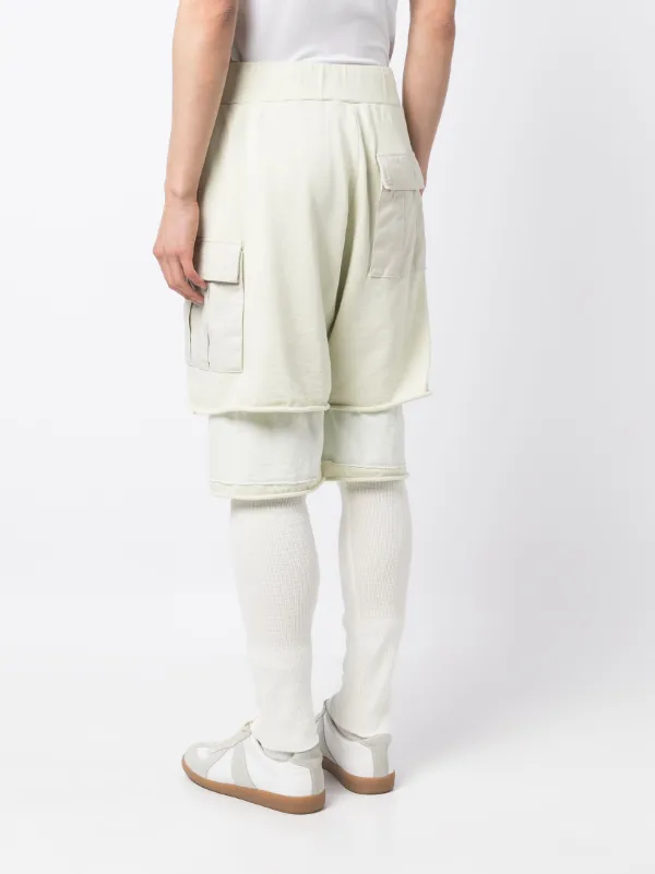 【関税込み】UNDERCOVER オフホワイト レイヤード フーディ Undercover レイヤード パンツ | ホワイト | FARFETCH JP