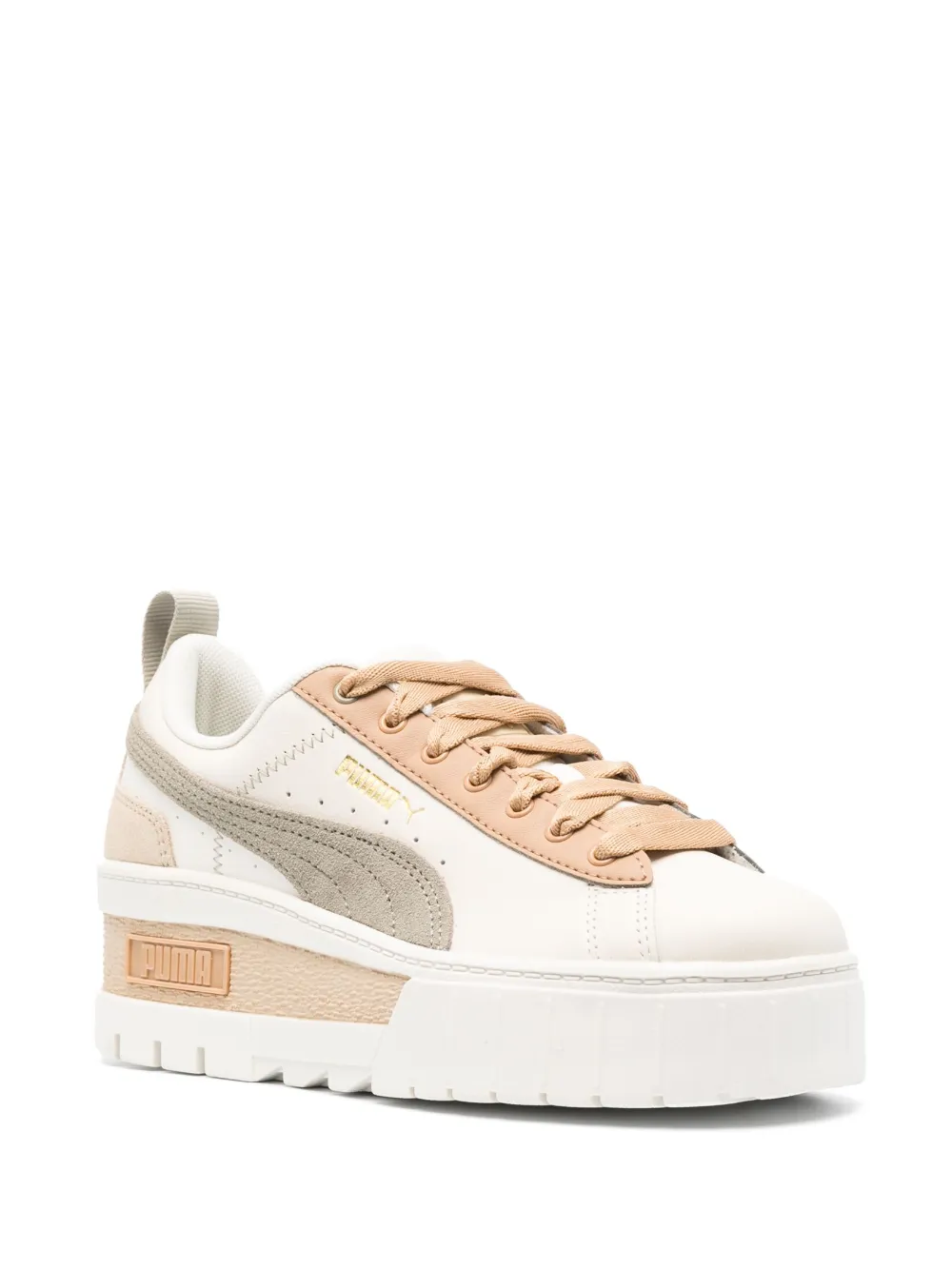 PUMA Sneakers met plateauzool - Beige