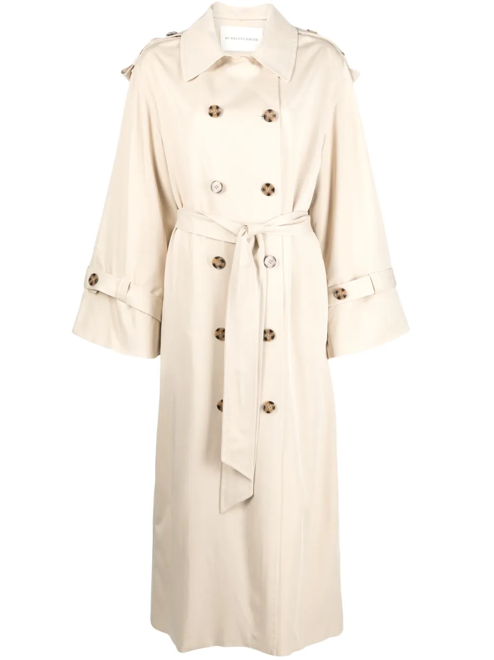 By Malene Birger double-breasted belted trench coat
