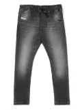 Diesel Kids slim-fit stonewashed jeans - Grey